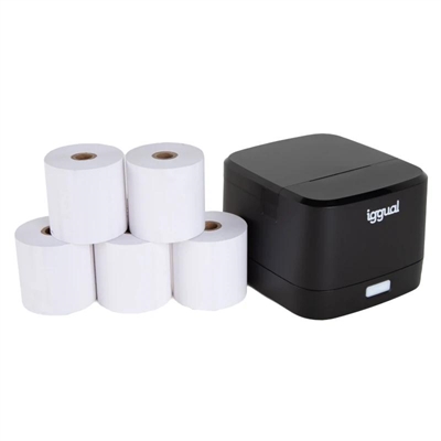 Iggual Kit Impresora Termica Tp Easy 58 5 Rollos